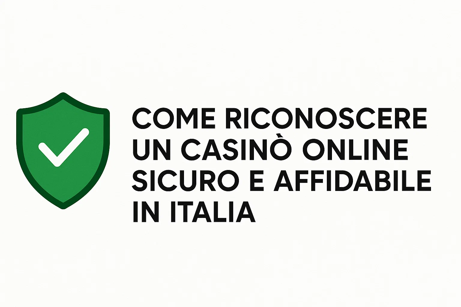 Come Riconoscere un Casin Online Sicuro e Affidabile in Italia