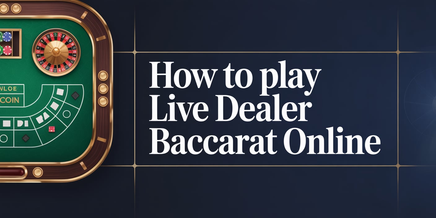 How to Play Live Dealer Baccarat Online