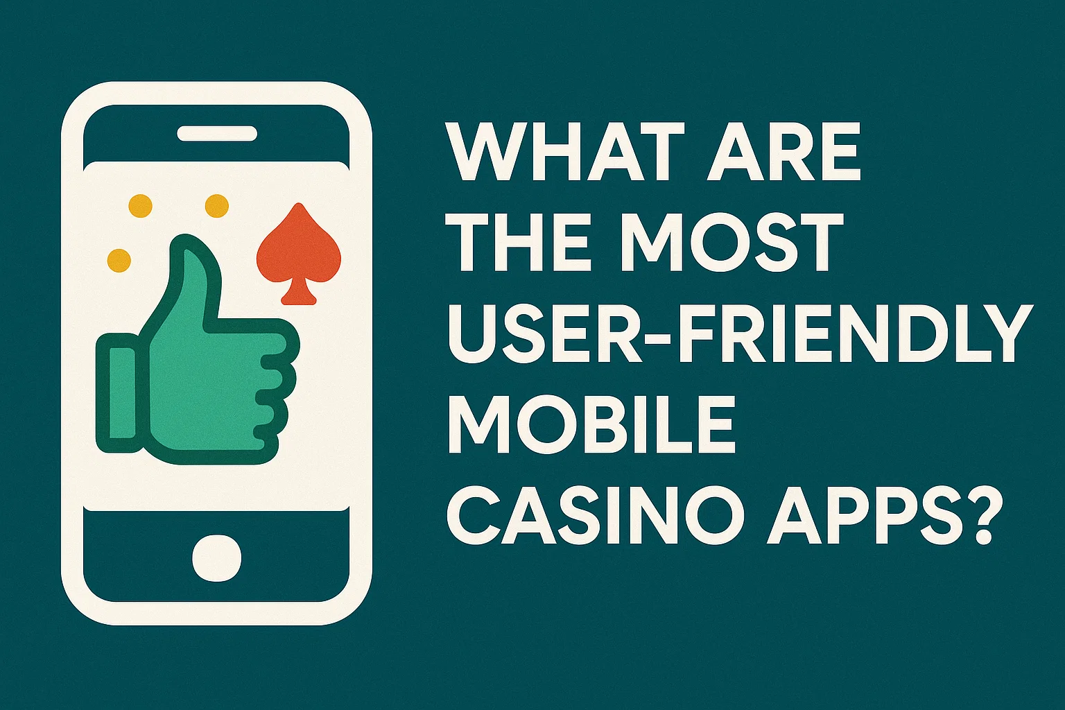 What Are the Most User-Friendly Mobile Casino Apps?